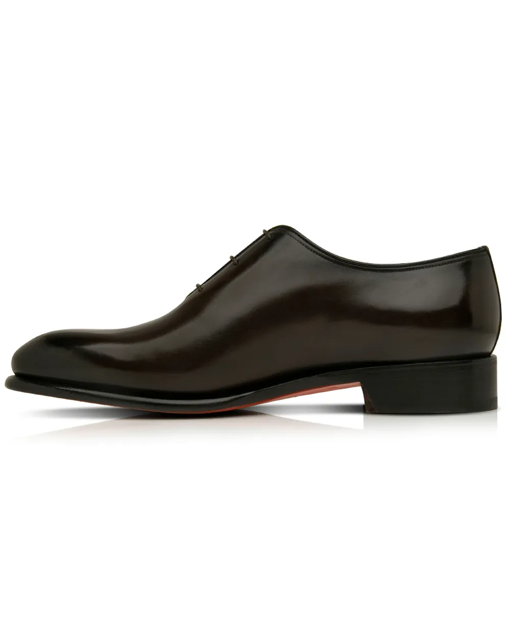 Leather Oxford in Dark Brown