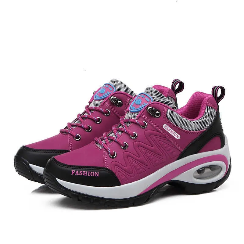 Trainers Women Durable Outside Sneakers Female Platform Durable Damping Comfortable Genuine Leather Female Vulcanized Shoes